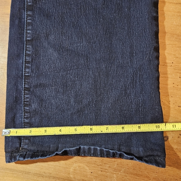 V.I.P. Wide Leg High Rise Black Jeans Size 9/10 - Picture 5 of 8